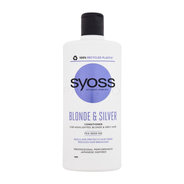 Syoss Blonde &amp; Silver Conditioner Balsamo per capelli donna 440 ml