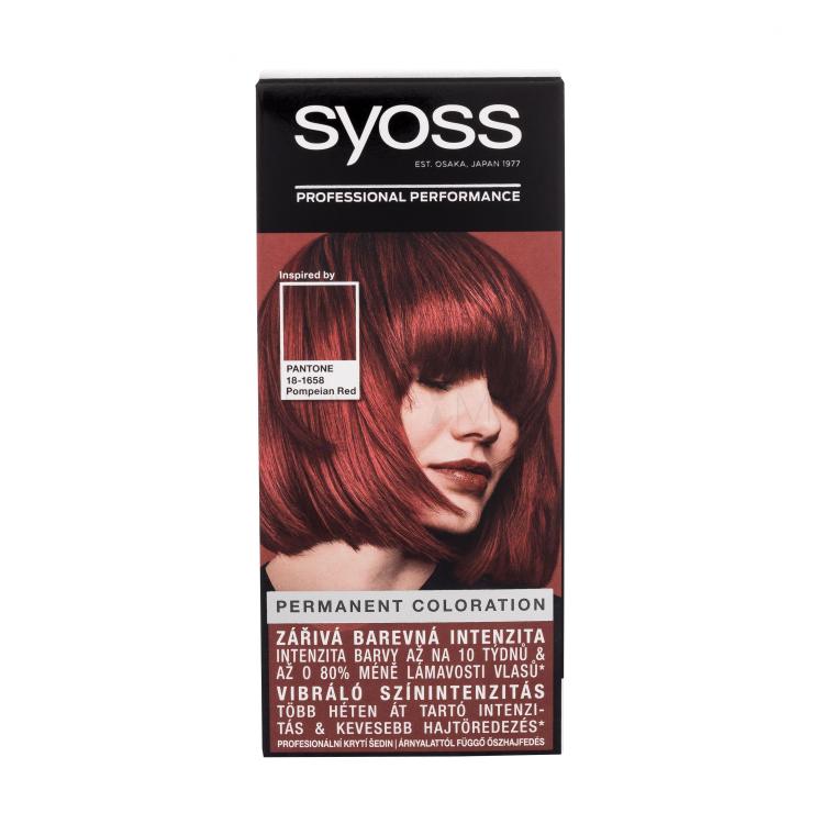 Syoss Permanent Coloration Tinta capelli donna 50 ml Tonalità 5-72 Pompeian Red