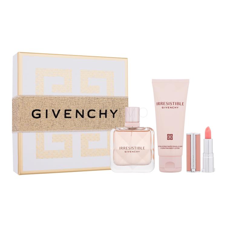 Givenchy Irresistible Pacco regalo eau de Parfum 50 ml + lozione corpo 75 ml + balsamo labbra 1,5 g 001 Rosa Irresistibile