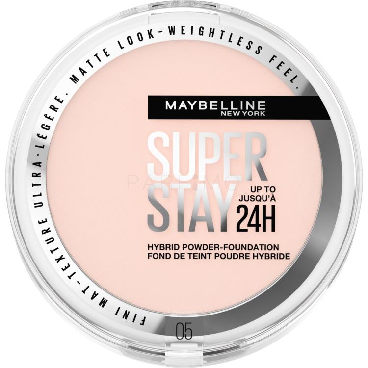 Maybelline Superstay 24H Hybrid Powder-Foundation Fondotinta donna 9 g Tonalità 05