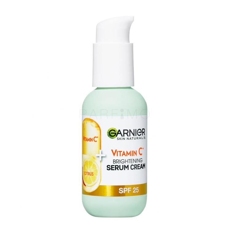 Garnier Skin Naturals Vitamin C Brightening Serum Cream SPF25 Siero per il viso donna 50 ml