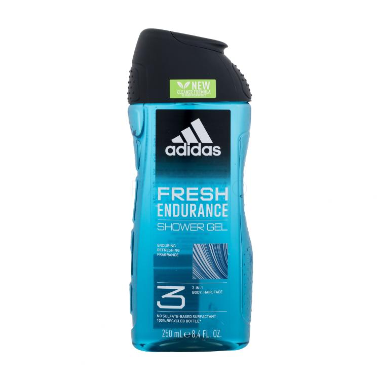 Adidas Fresh Endurance Shower Gel 3-In-1 New Cleaner Formula Doccia gel uomo 250 ml