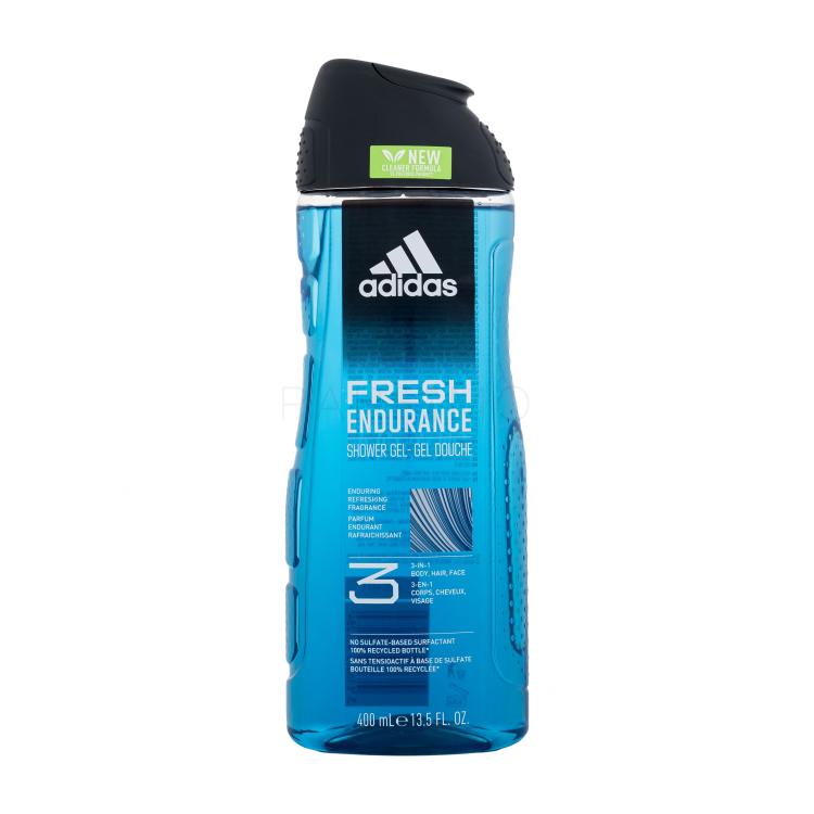 Adidas Fresh Endurance Shower Gel 3-In-1 New Cleaner Formula Doccia gel uomo 400 ml