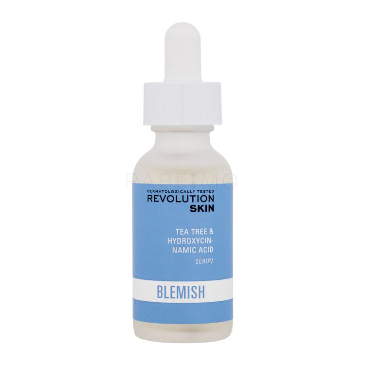 Revolution Skincare Blemish Tea Tree &amp; Hydroxycinnamic Acid Serum Siero per il viso donna 30 ml