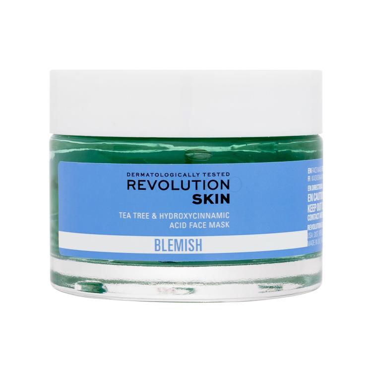 Revolution Skincare Blemish Tea Tree &amp; Hydroxycinnamic Acid Face Mask Maschera per il viso donna 50 ml