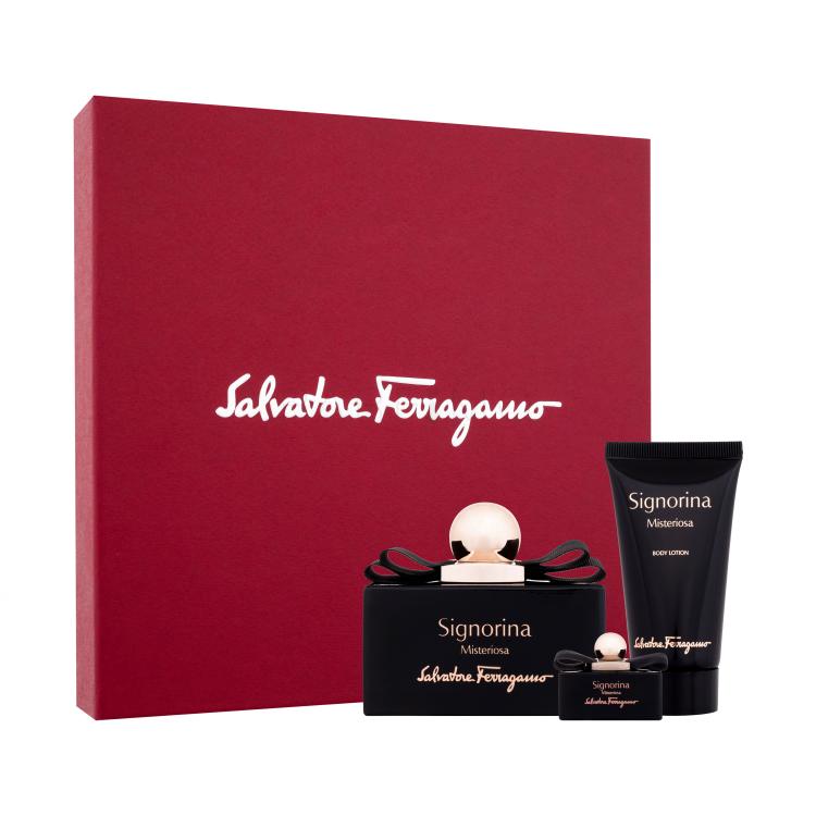 Salvatore Ferragamo Signorina Misteriosa Pacco regalo eau de parfum 100 ml + eau de parfum 5 ml + crema corpo 50 ml