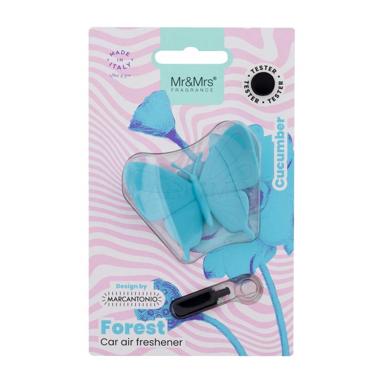 Mr&amp;Mrs Fragrance Forest Butterfly Light Blue Deodorante per auto 1 pz