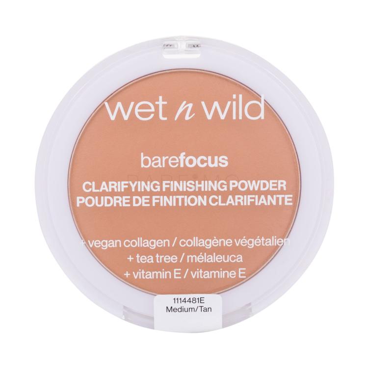 Wet n Wild Bare Focus Clarifying Finishing Powder Cipria donna 6 g Tonalità Medium-Tan