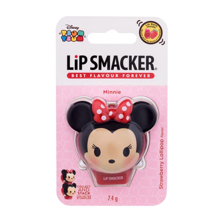 Lip Smacker Disney Minnie Mouse Strawberry Lollipop Balsamo per le labbra bambino 7,4 g
