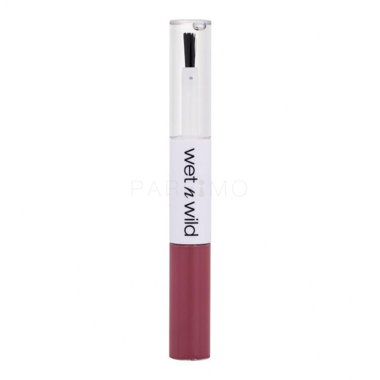 Wet n Wild MegaLast Lock &#039;N&#039; Shine Lip Color + Gloss Rossetto donna 4 ml Tonalità Utaupia