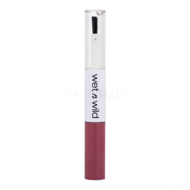 Wet n Wild MegaLast Lock &#039;N&#039; Shine Lip Color + Gloss Rossetto donna 4 ml Tonalità Utaupia