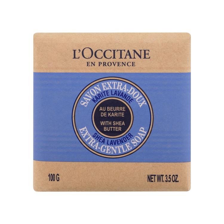 L&#039;Occitane Shea Butter Lavender Extra-Gentle Soap Sapone donna 100 g