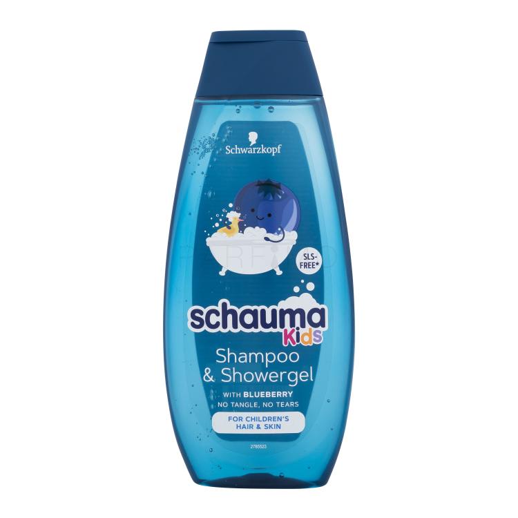 Schwarzkopf Schauma Kids Blueberry Shampoo &amp; Shower Gel Shampoo bambino 400 ml