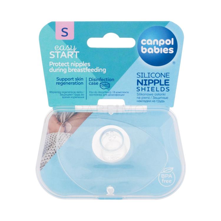 Canpol babies Easy Start Silicone Nipple Shields S Inserti per reggiseno donna 2 pz