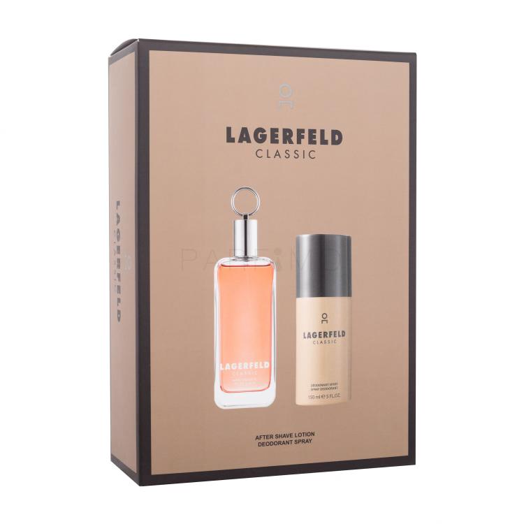 Karl Lagerfeld Classic Pacco regalo dopobarba 100 ml + deodorante 150 ml