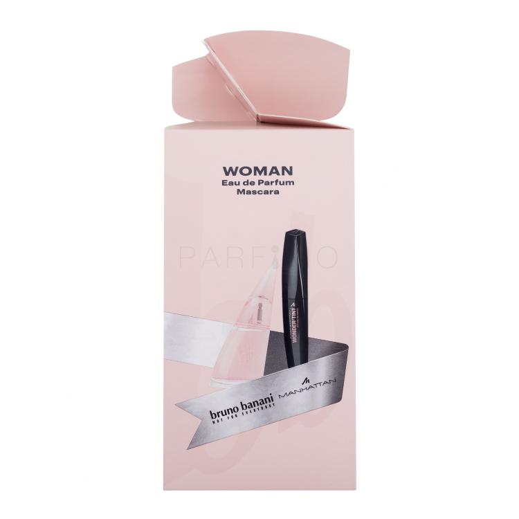 Bruno Banani Woman Pacco regalo eau de parfum 30 ml + mascara Manhattan Wonder&#039;Tint Mascara 11 ml 001 Black