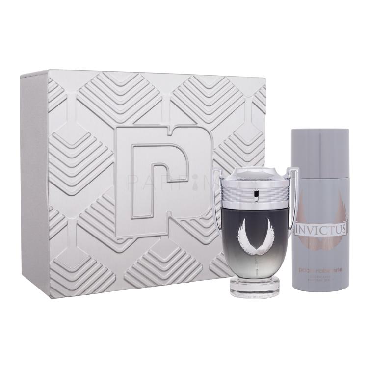 Paco Rabanne Invictus Platinum Pacco regalo eau de parfum 100 ml + deodorante 150 ml