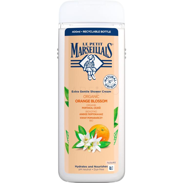 Le Petit Marseillais Extra Gentle Shower Cream Organic Orange Blossom Doccia crema 400 ml