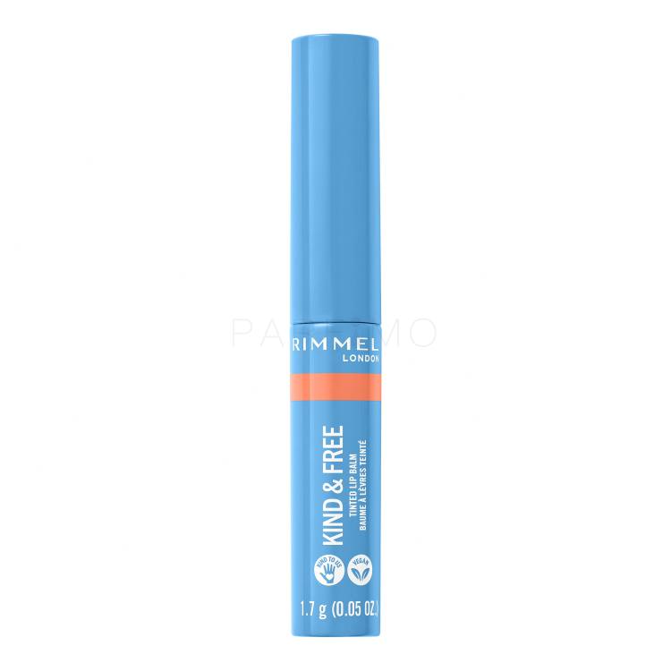 Rimmel London Kind &amp; Free Tinted Lip Balm Balsamo per le labbra donna 4 g Tonalità 003 Tropical Spark