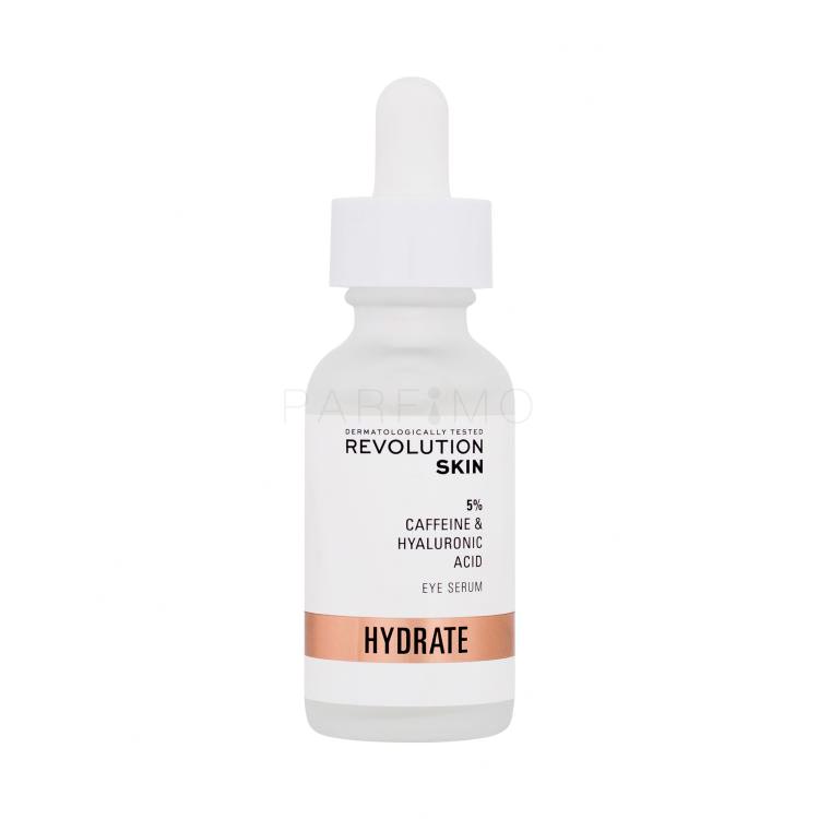 Revolution Skincare Hydrate Caffeine &amp; Hyaluronic Acid Eye Serum Siero contorno occhi donna 30 ml