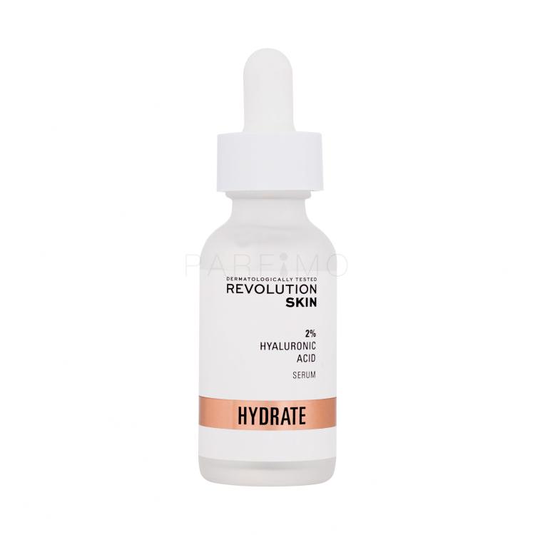 Revolution Skincare Hydrate 2% Hyaluronic Acid Serum Siero per il viso donna 30 ml