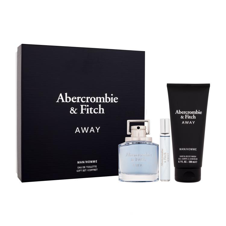 Abercrombie &amp; Fitch Away Pacco regalo eau de toilette 100 ml + eau de toilette 15 ml + gel doccia 200 ml