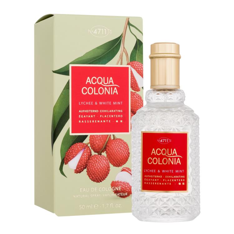 4711 Acqua Colonia Lychee &amp; White Mint Acqua di colonia 50 ml
