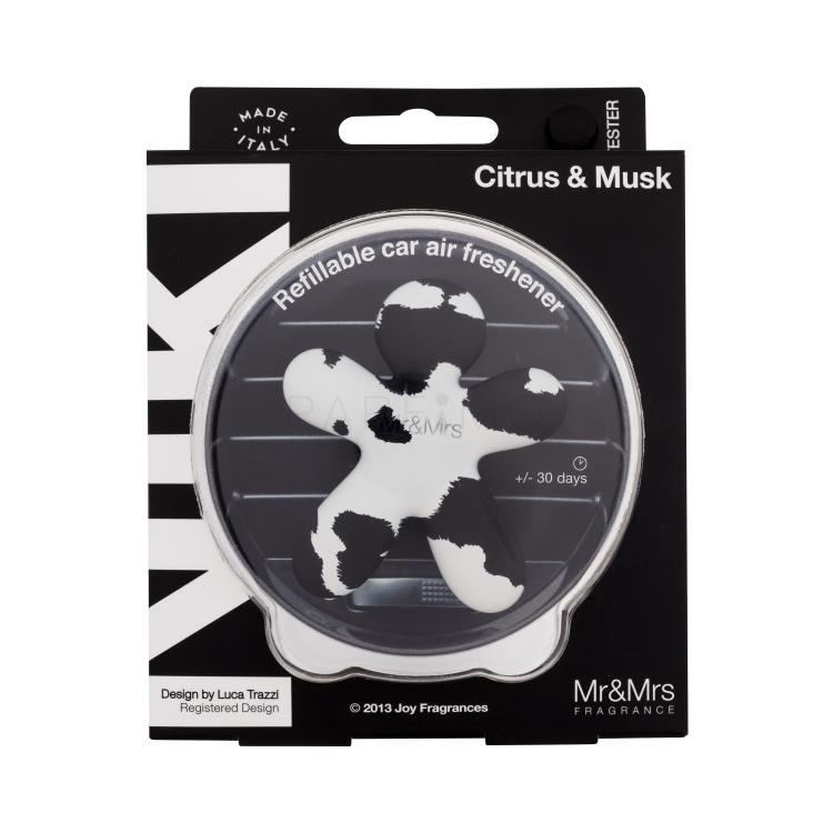 Mr&amp;Mrs Fragrance Niki Citrus &amp; Musk Special Deco Deodorante per auto 1 pz