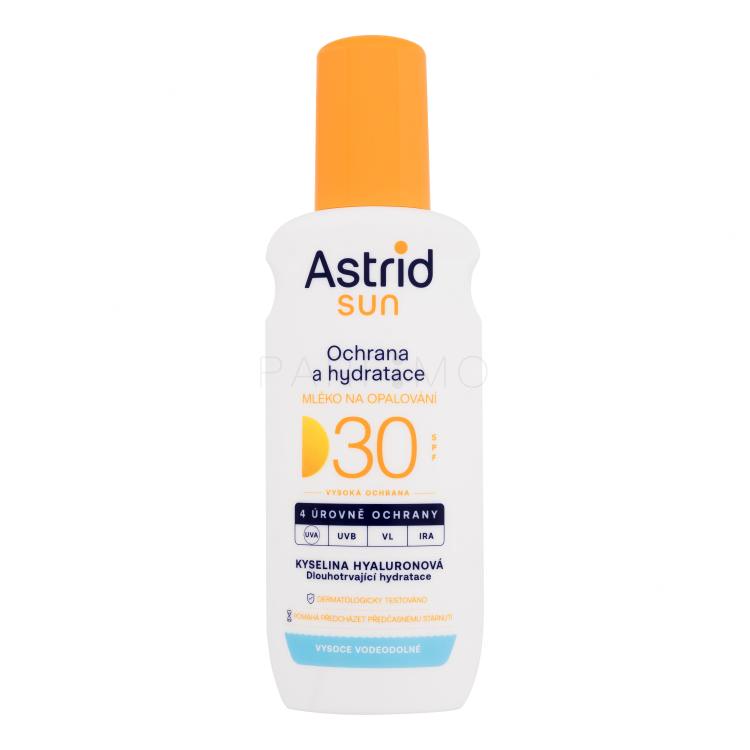 Astrid Sun Moisturizing Suncare Milk Spray SPF30 Protezione solare corpo 200 ml