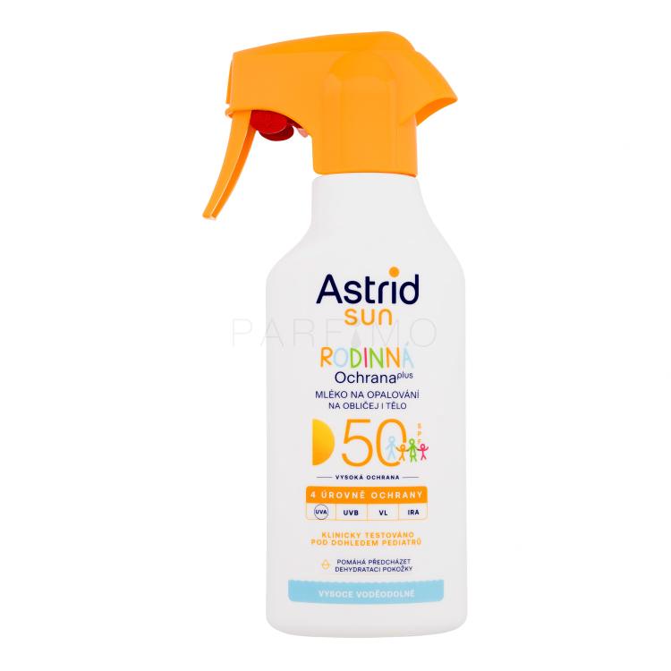 Astrid Sun Family Milk Spray SPF50 Protezione solare corpo 270 ml