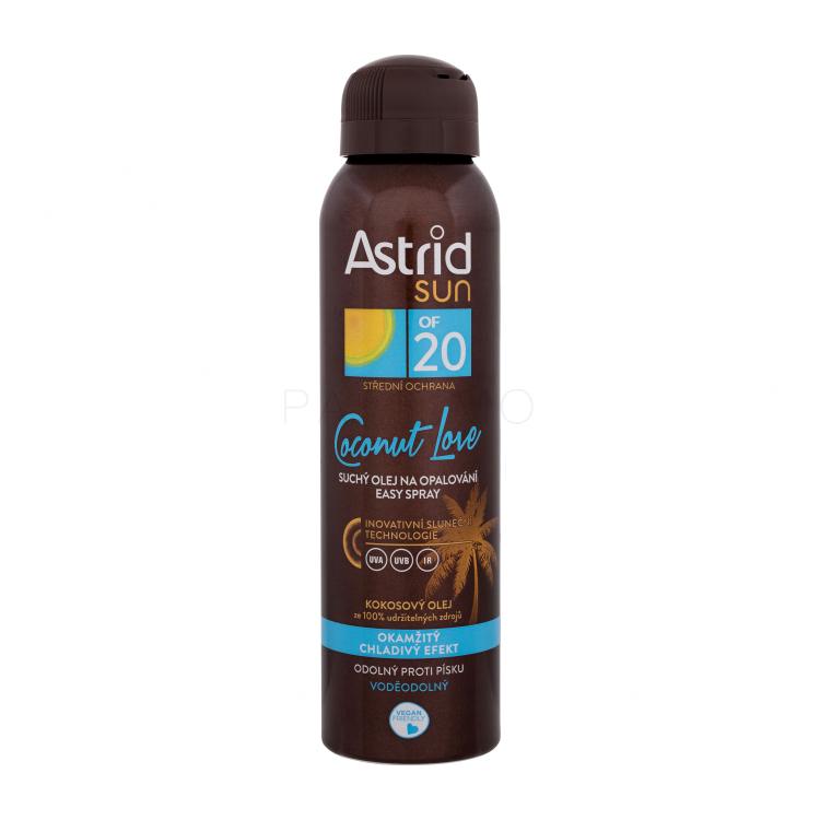 Astrid Sun Coconut Love Dry Easy Oil Spray SPF20 Protezione solare corpo 150 ml