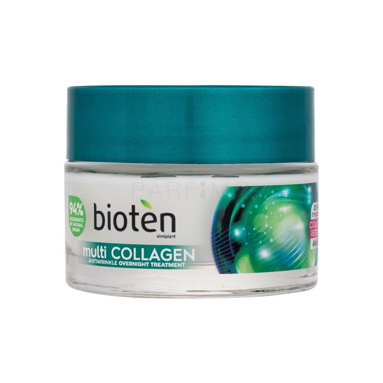 Bioten Multi-Collagen Antiwrinkle Overnight Treatment Crema notte per il viso donna 50 ml