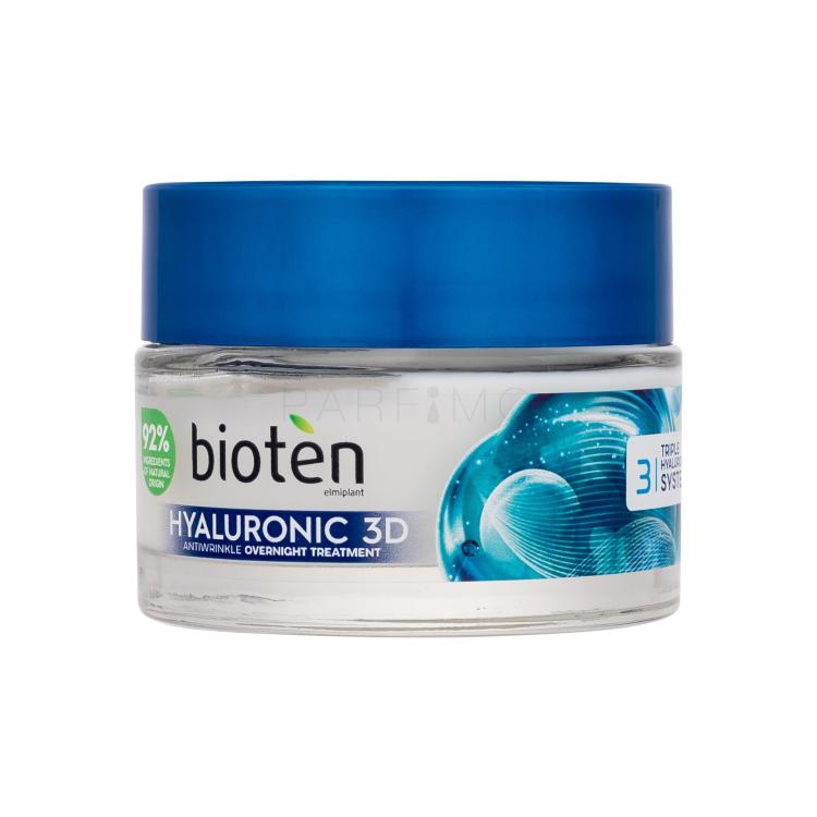 Bioten Hyaluronic 3D Antiwrinkle Overnight Cream Crema notte per il viso donna 50 ml