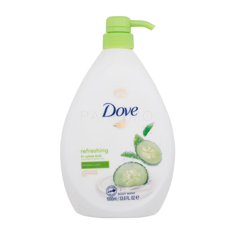 Dove Refreshing Cucumber &amp; Green Tea Doccia gel donna 1000 ml