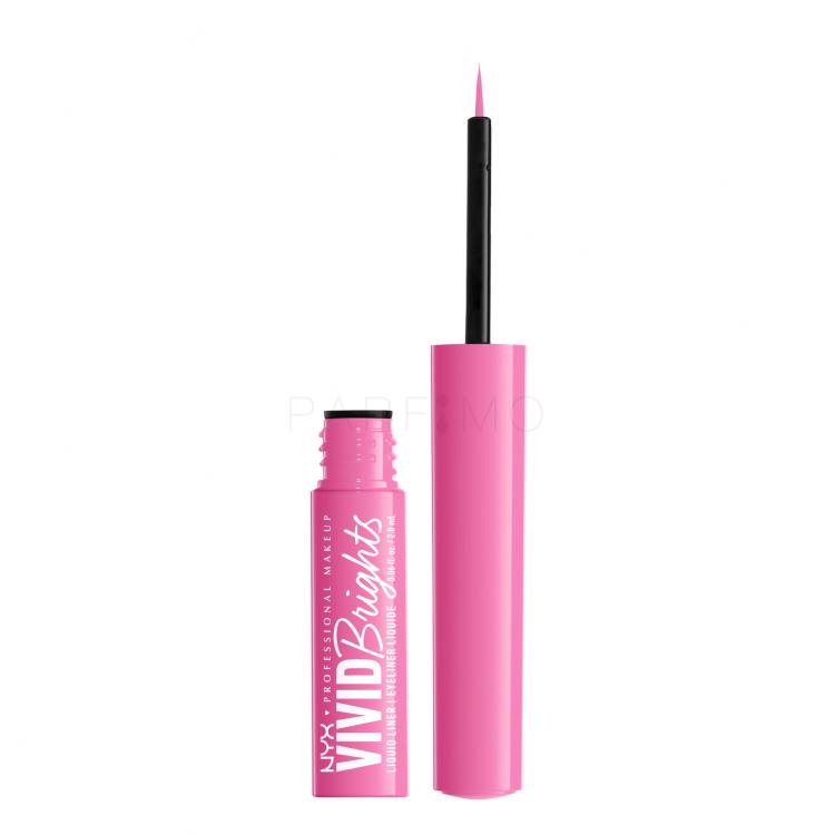 NYX Professional Makeup Vivid Brights Eyeliner donna 2 ml Tonalità 08 Don´t Pink Twice
