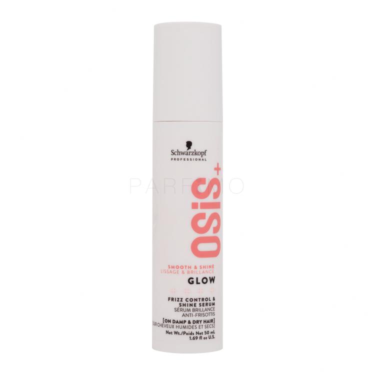Schwarzkopf Professional Osis+ Glow Frizz Control &amp; Shine Serum Lisciamento capelli donna 50 ml