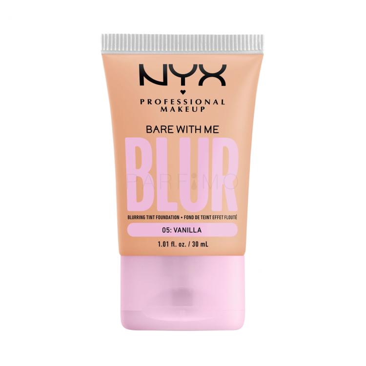 NYX Professional Makeup Bare With Me Blur Tint Foundation Fondotinta donna 30 ml Tonalità 05 Vanilla