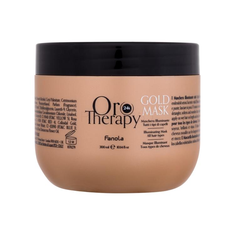 Fanola Oro Therapy 24K Gold Mask Maschera per capelli donna 300 ml