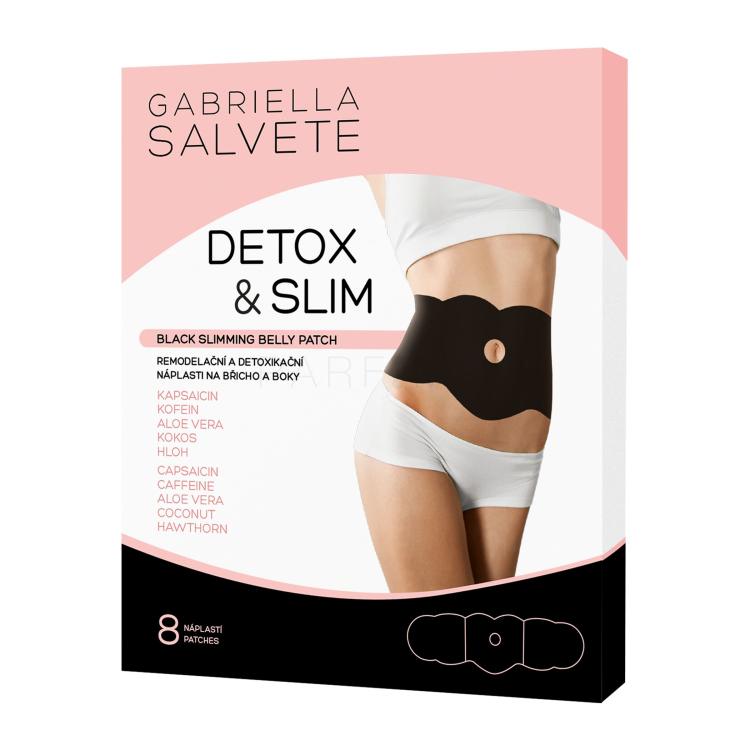 Gabriella Salvete Detox &amp; Slim Black Slimming Belly Patch Modellamento corpo Set