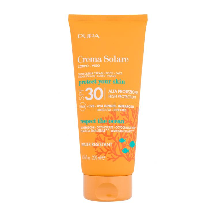 Pupa Sunscreen Cream SPF30 Protezione solare corpo 200 ml