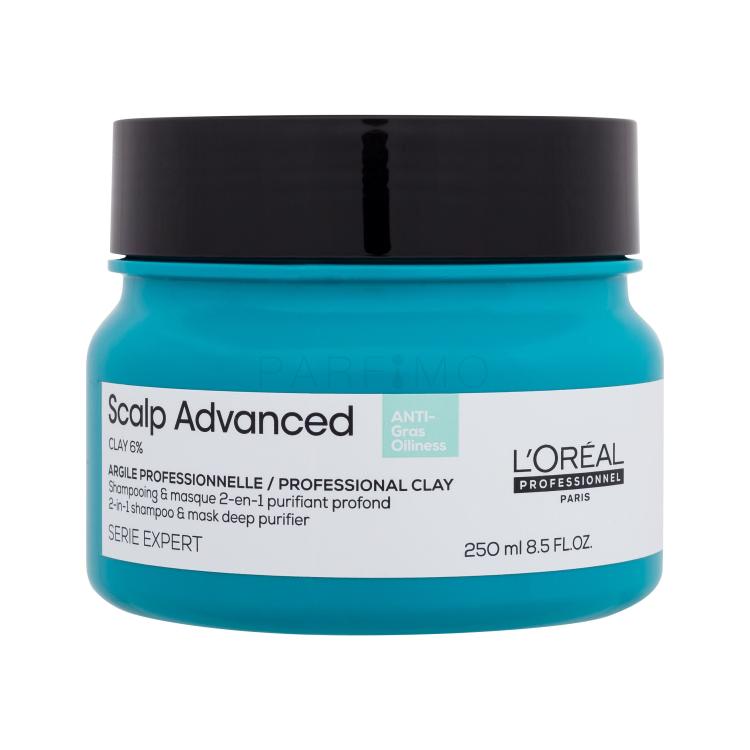 L&#039;Oréal Professionnel Scalp Advanced Anti-Oiliness Professional Clay Maschera per capelli donna 250 ml