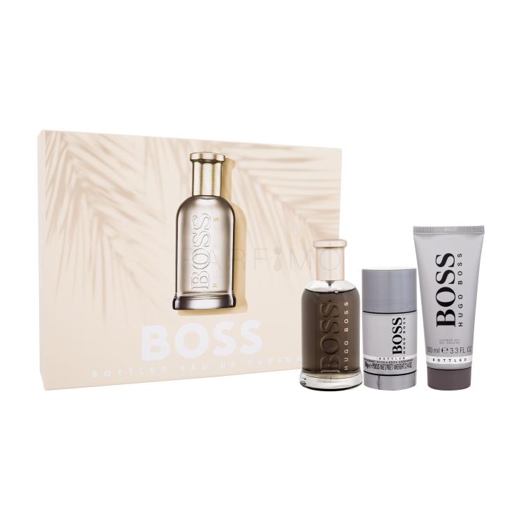 HUGO BOSS Boss Bottled Pacco regalo eau de parfum 100 ml + gel doccia 100 ml + deostick 75 ml