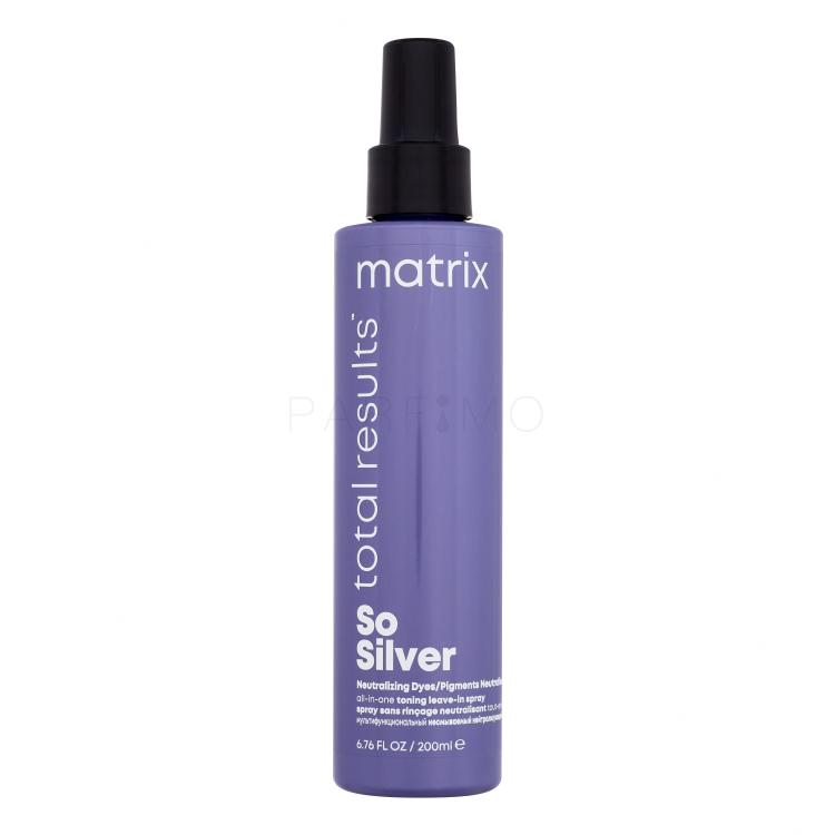 Matrix So Silver All-In-One Toning Leave-In Spray Spray curativo per i capelli donna 200 ml