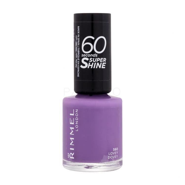 Rimmel London 60 Seconds Super Shine Smalto per le unghie donna 8 ml Tonalità 560 Lovey Dovey