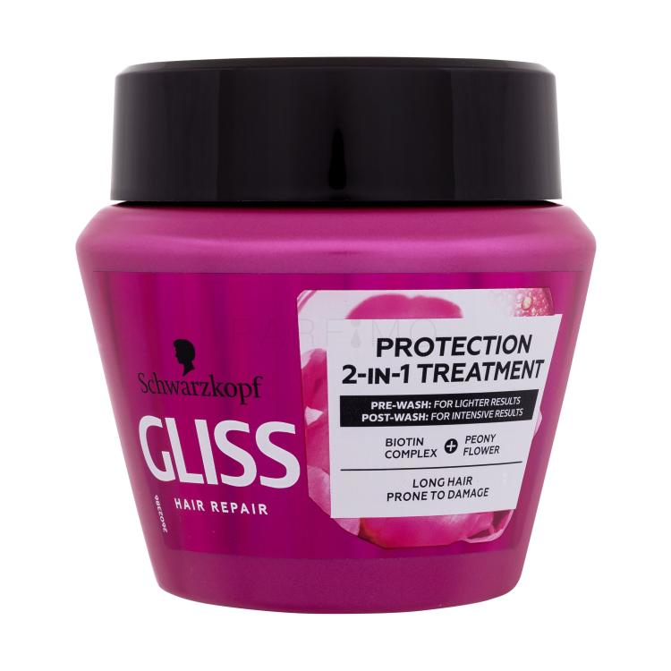 Schwarzkopf Gliss Supreme Length Protection 2-In-1 Treatment Maschera per capelli donna 300 ml