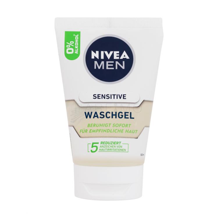 Nivea Men Sensitive Face Wash Gel detergente uomo 100 ml