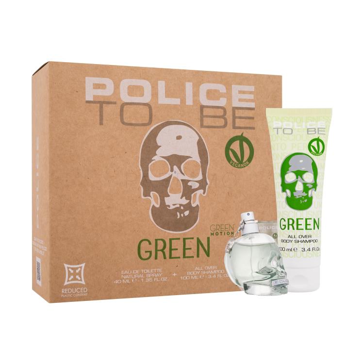 Police To Be Green Pacco regalo eau de toilette 40 ml + shampoo 100 ml