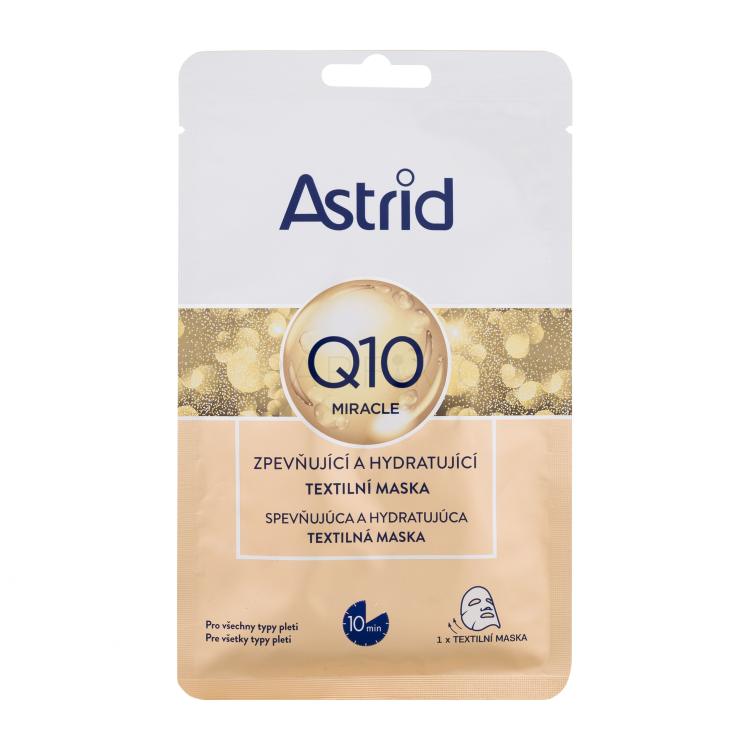 Astrid Q10 Miracle Firming and Hydrating Sheet Mask Maschera per il viso donna 1 pz