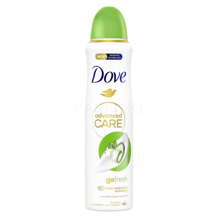 Dove Advanced Care Go Fresh Cucumber &amp; Green Tea 72h Antitraspirante donna 150 ml