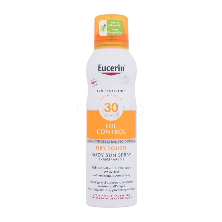 Eucerin Sun Oil Control Body Sun Spray Dry Touch SPF30 Protezione solare corpo 200 ml